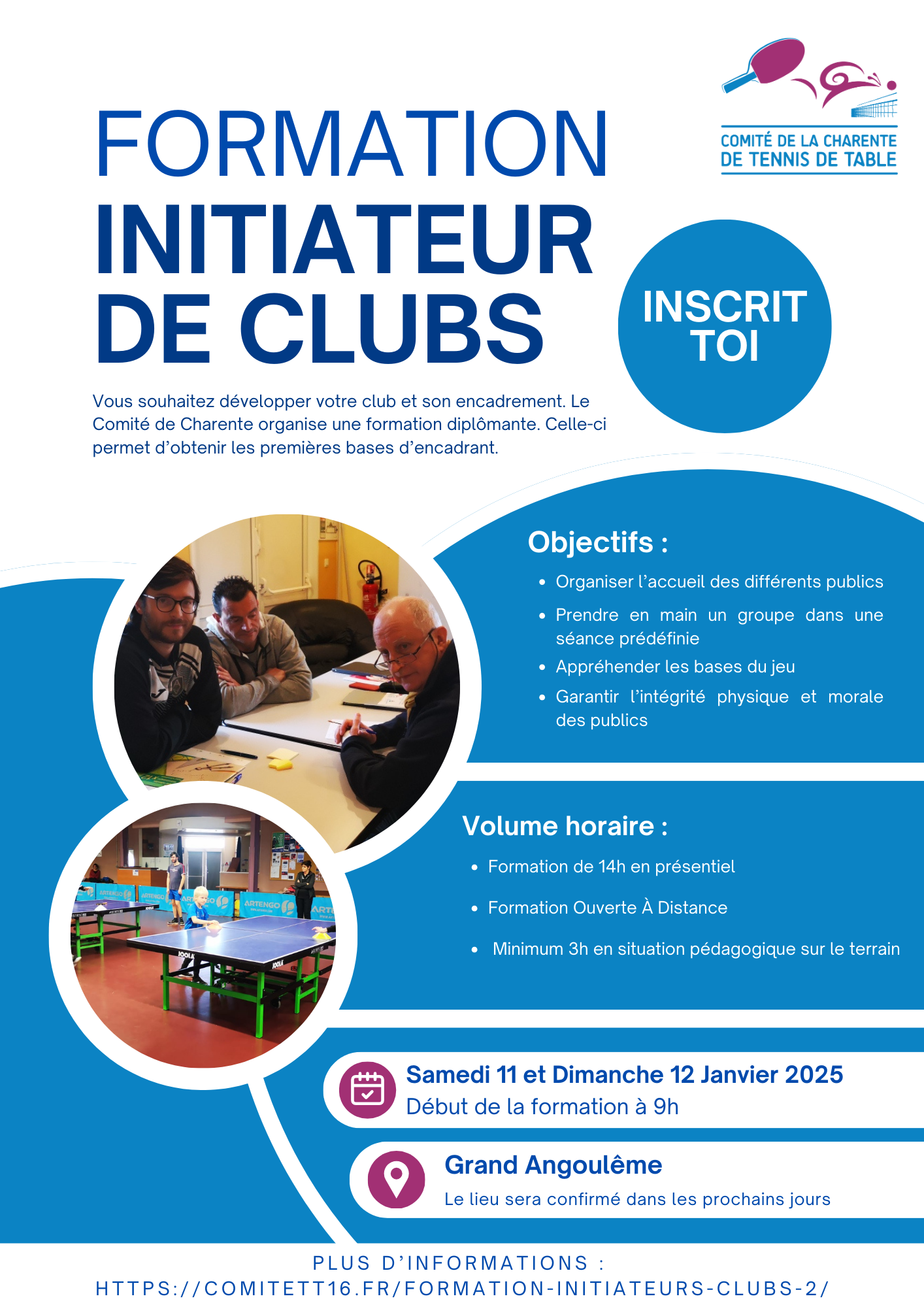 Formation initiateurs Clubs