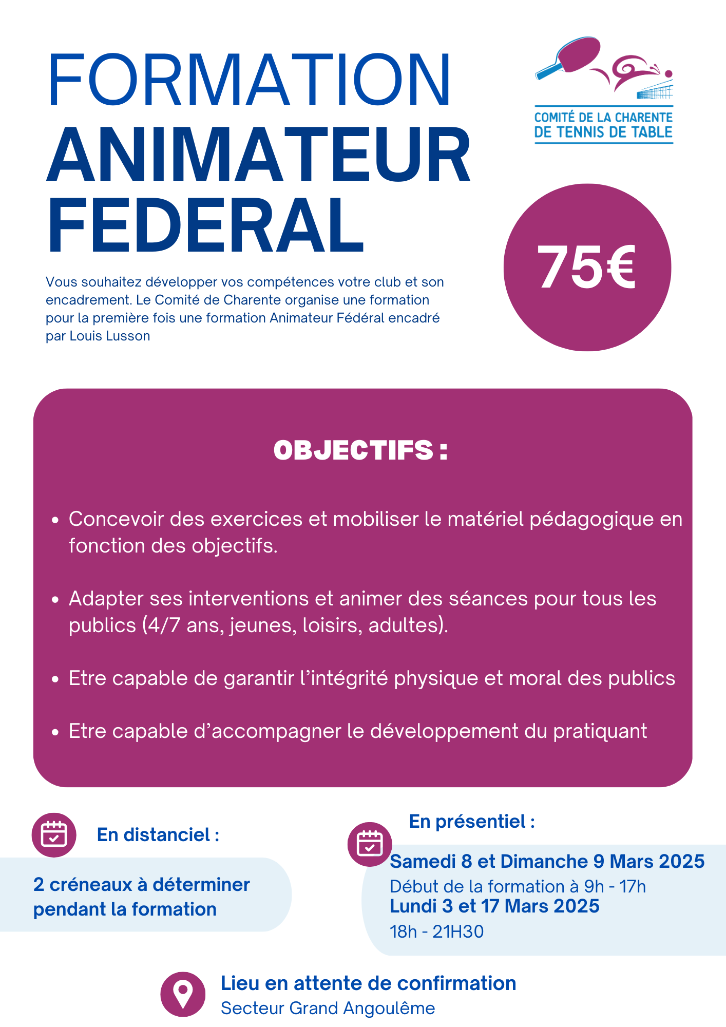 Animateur Fédéral