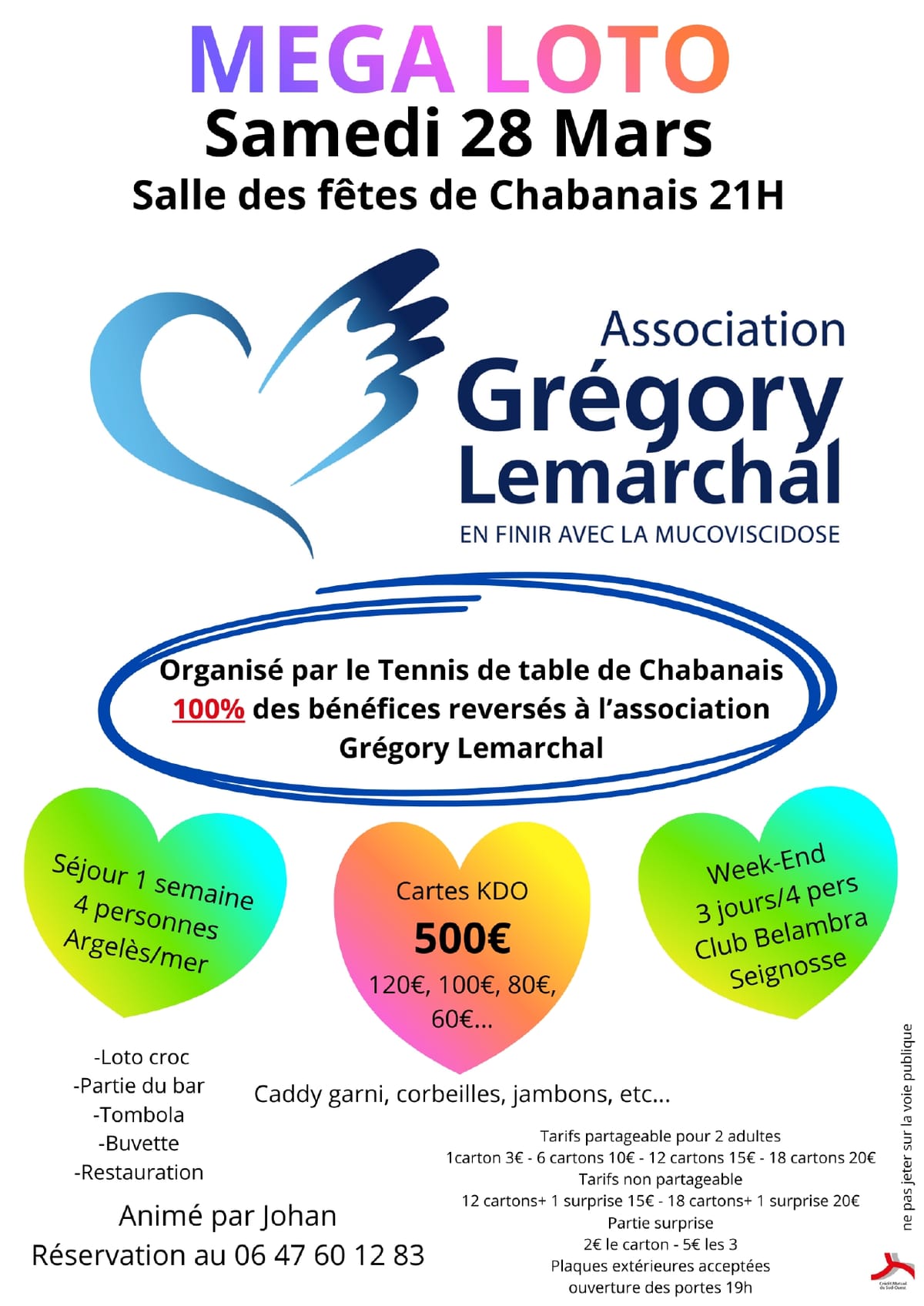 Loto Solidaire - 28 Mars