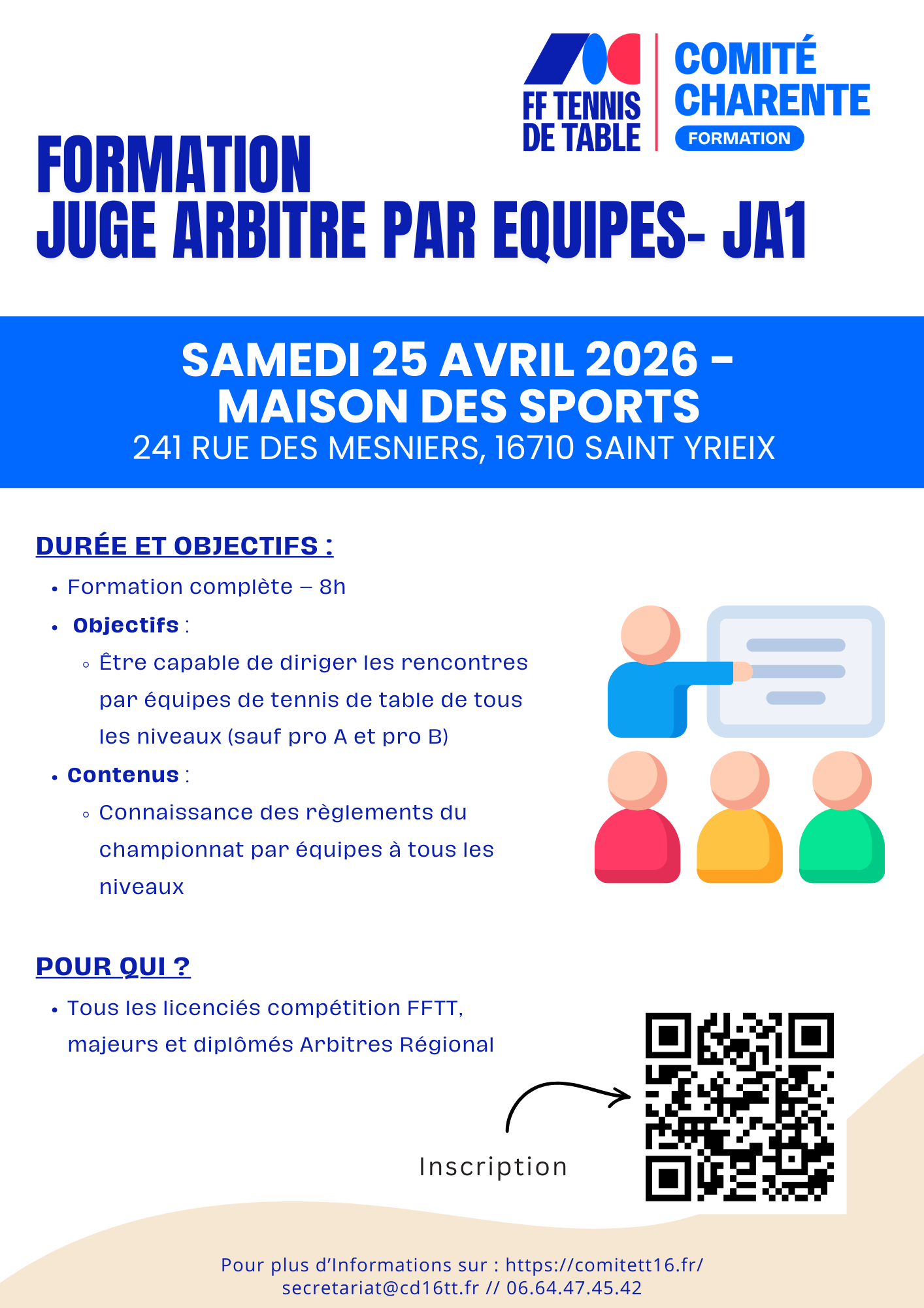 Formation JA1 - 25 Avril 2026