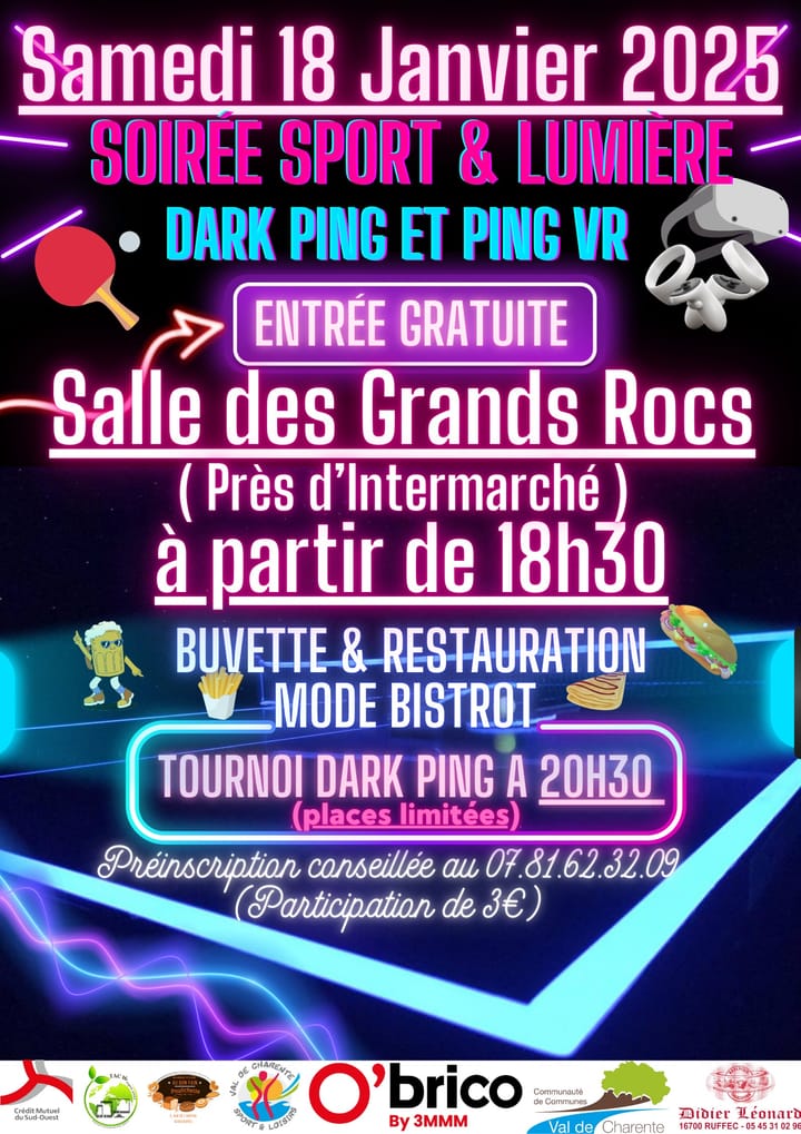 Soirée Dark Ping