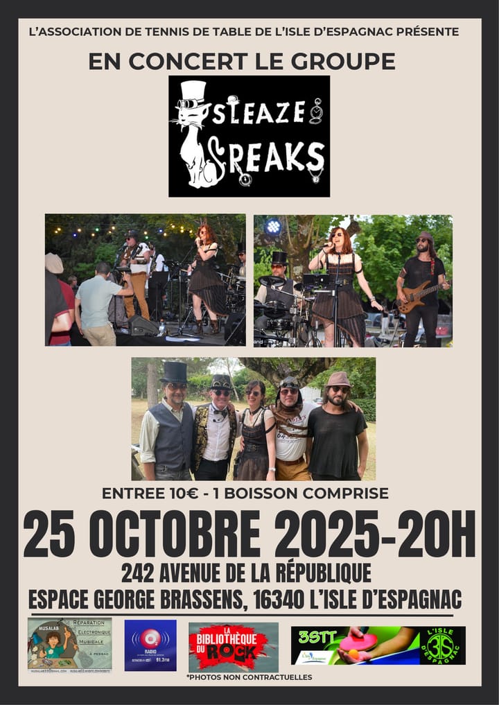 Concert Pop Rock - Isle d'Espagnac