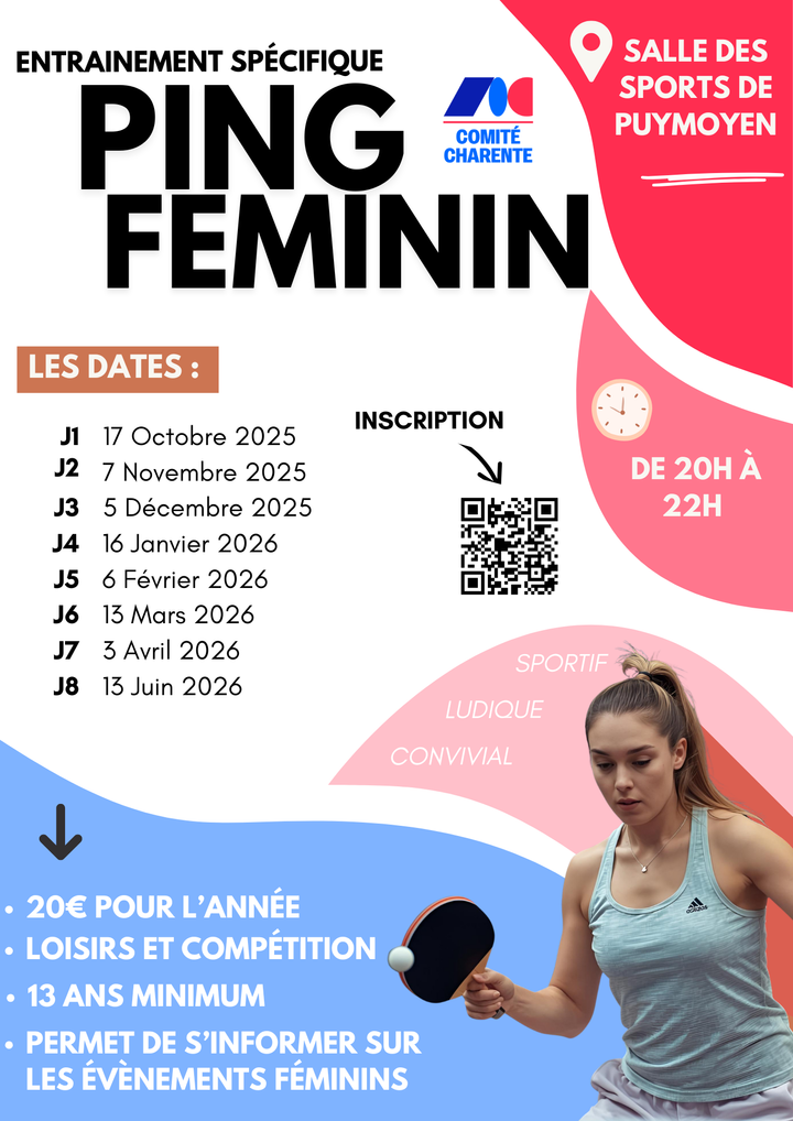 PING Féminin - Entrainement Spécifique