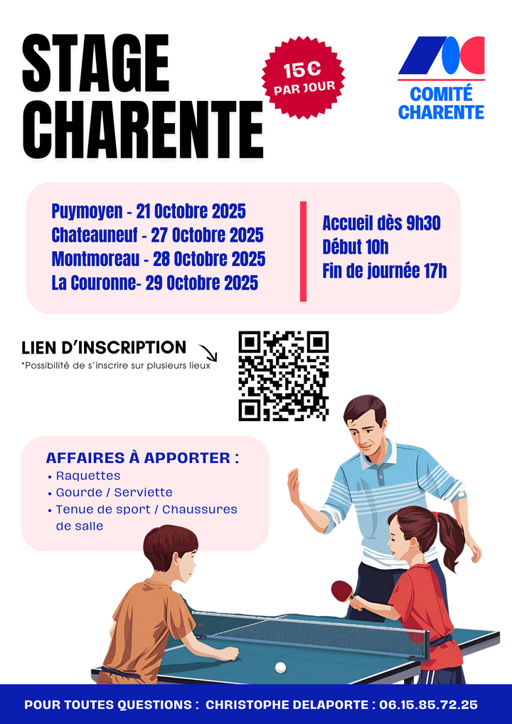 Stage Charente - Octobre